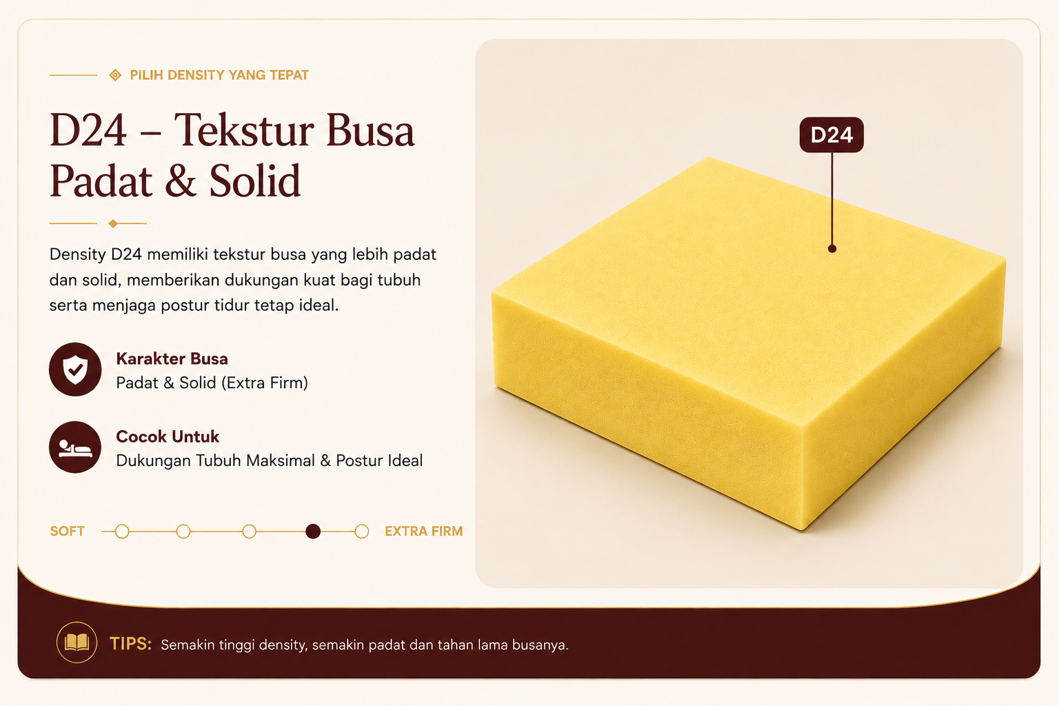 Informasi kasur density D24