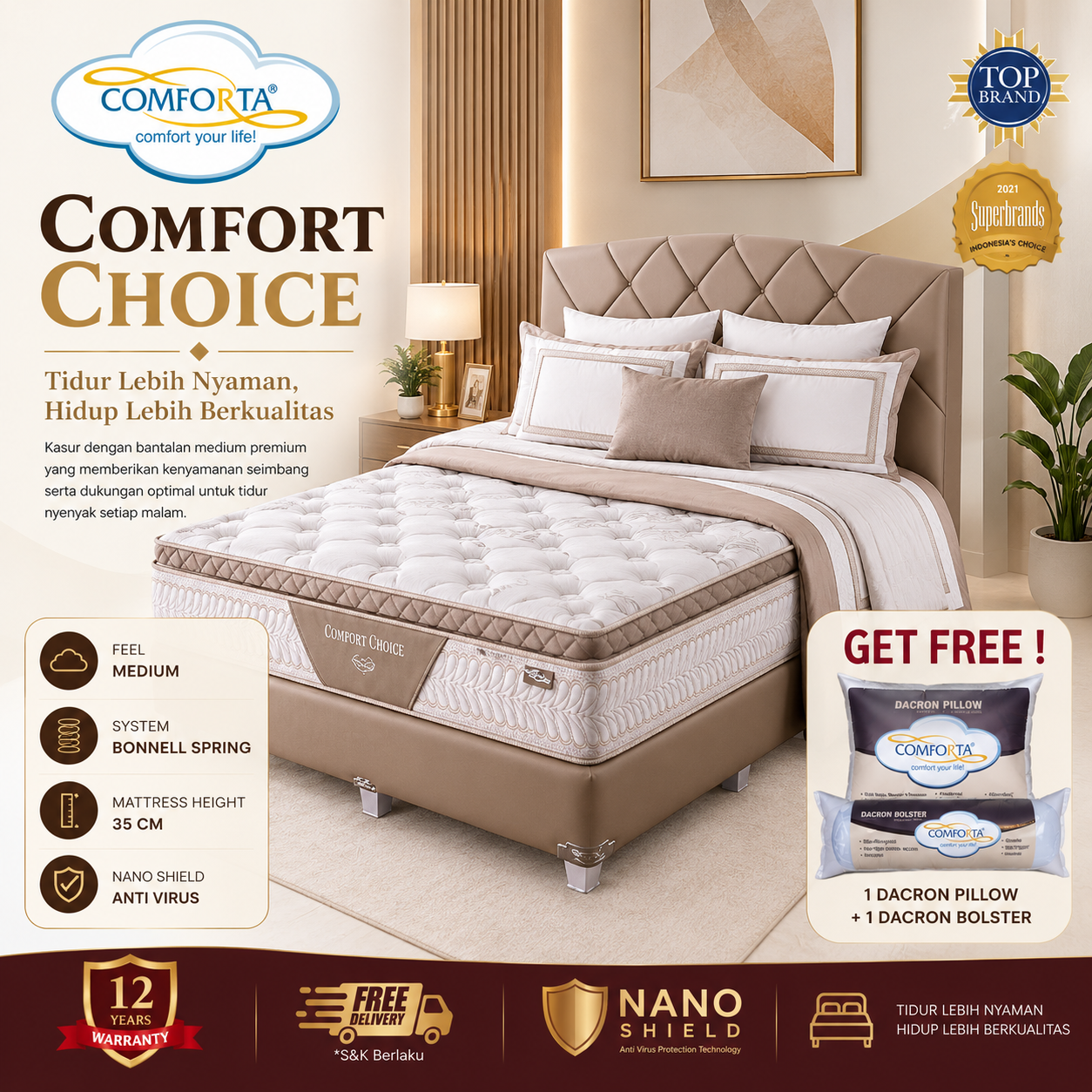 Springbed Comforta Comfort Choice