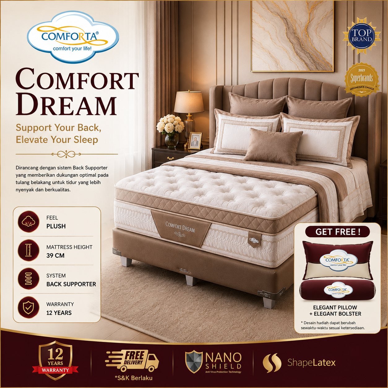Springbed Comforta Comfort Dream