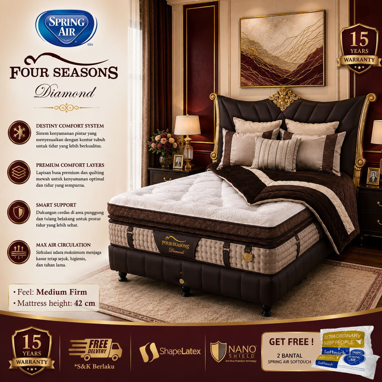 Springbed Spring Air Diamond