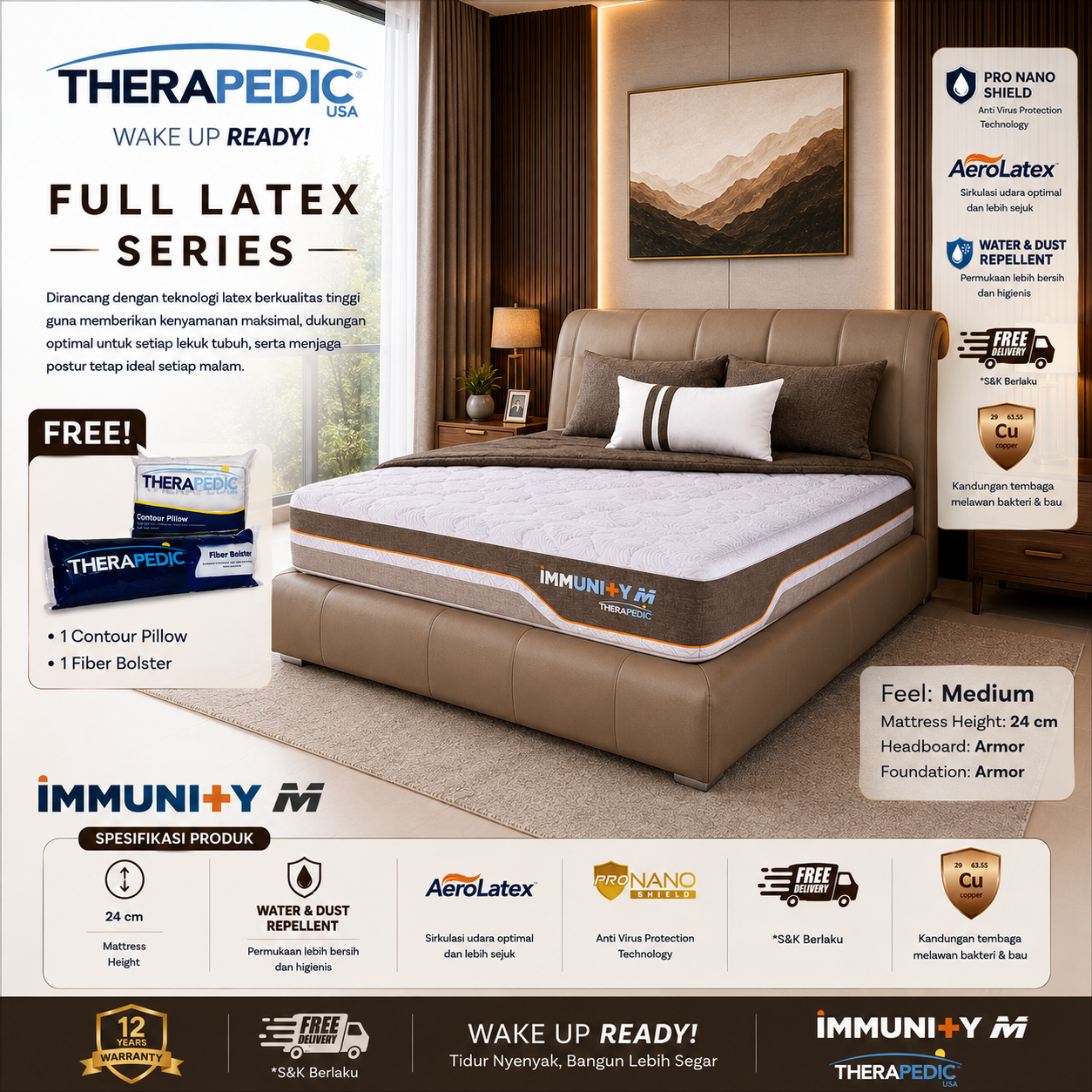 Springbed Therapedic Immu M