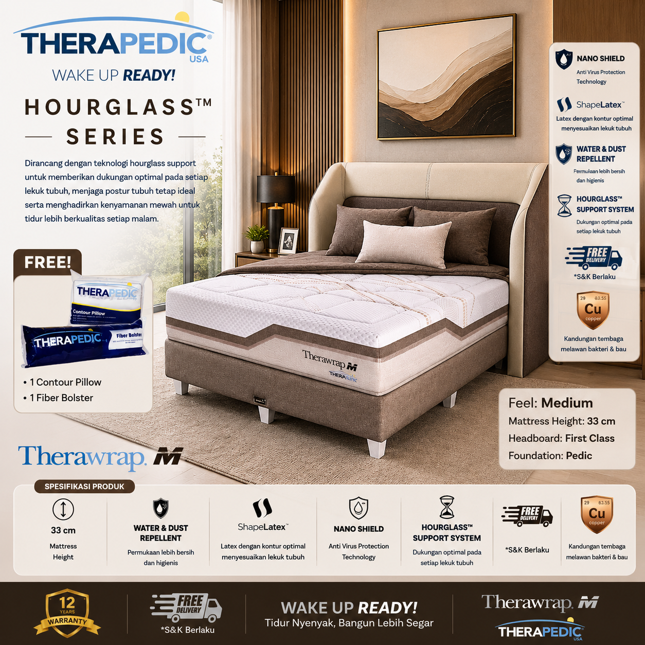 Springbed Therapedic Thera M Hb First Class