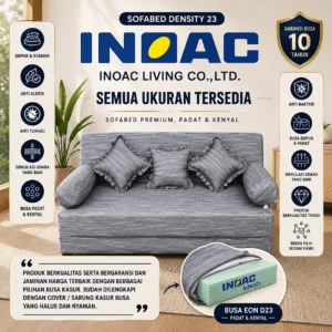 Sofabed Busa Multifungsi INOAC EON D23 Original Sofa Bed 2in1 Furniture Berkualitas Tinggi